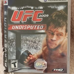 G010. HQ UFC 2009 Undisputed for PlayStation 3 - Black and Red